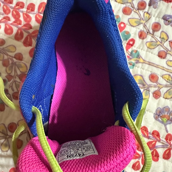 ASICS Gel-Exoite 2 pink/blue/multi running shoes - Picture 7 of 7